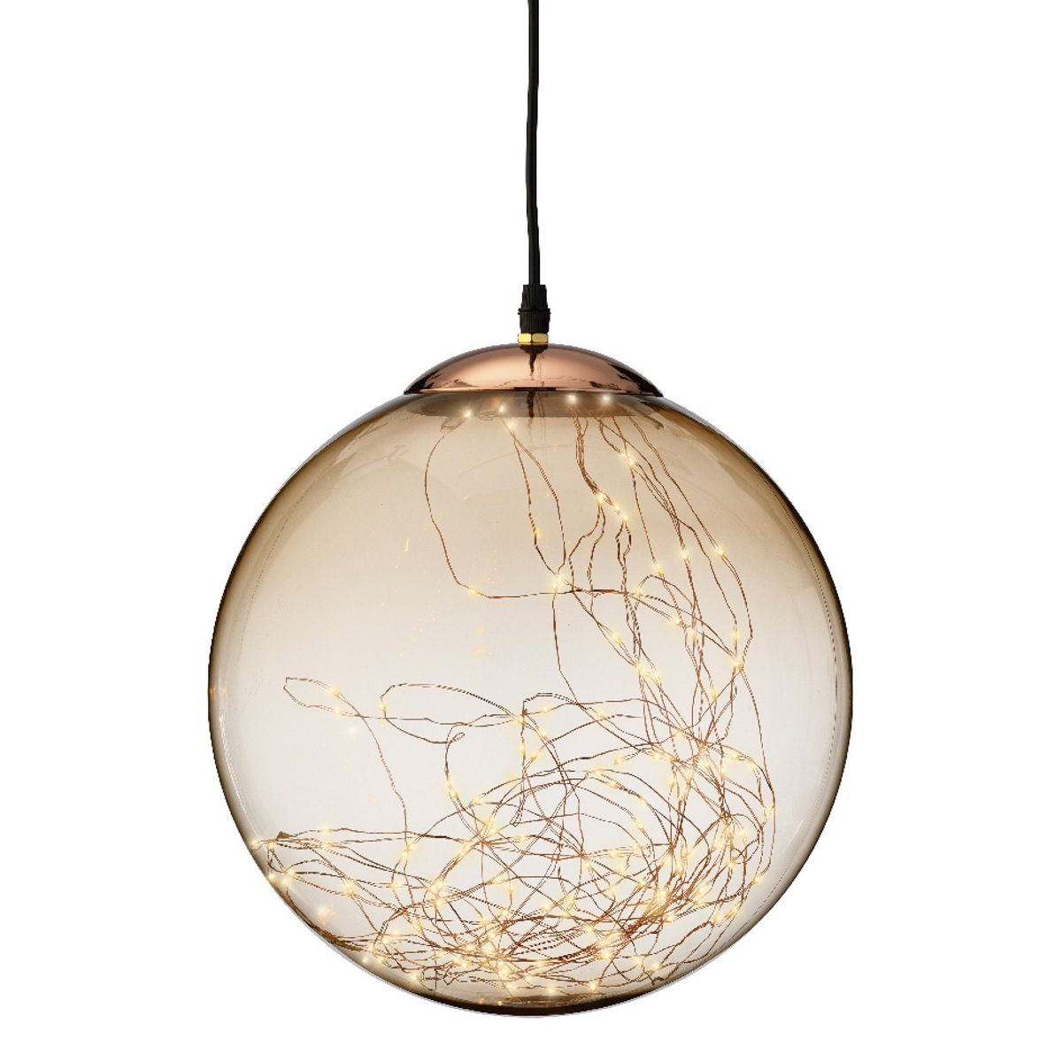 Palla decorativa illuminata natale 30cm led luce calda per interni e esterni Lumineo Palla decorativa illuminata natale 30cm led luce calda per interni e esterni Lumineo